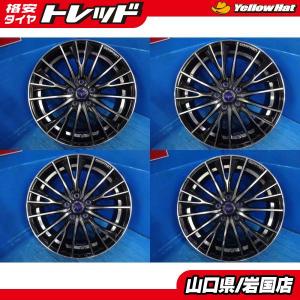 送料無料 中古アルミホイール 4本 TOPY トピー DORFREN ドルフレン 18-7.0 IS55 5H PCD114.3 スタッドレス用 C-HR エスティマ ヤリスクロス