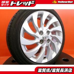 軽自動車チューナーサイズ 夏タイヤ トヨタ bB純正 15インチ 6J 4H-100 GY LS2000 165/55R15 2020-21年製 中古 4本セット カスタムサイズ