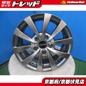 4本 中古 阿部商会 MOTEC モーテック アルミホイール 16インチ 7J +35