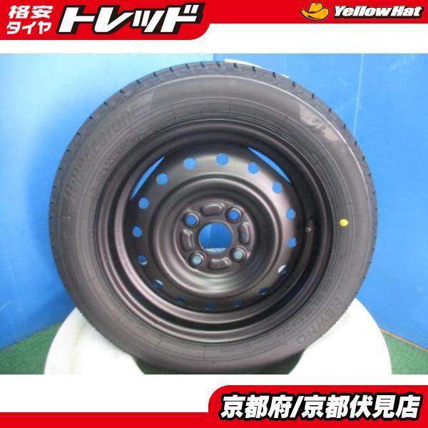 4本 新品 タイヤ 2024年製 ブリヂストン NEWNO 155/65R14 鉄 スチールホイール...