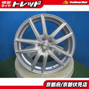 中古アルミホイール 4枚 18インチ ウェッズ BELLONA WAS 7.5J 18インチ  