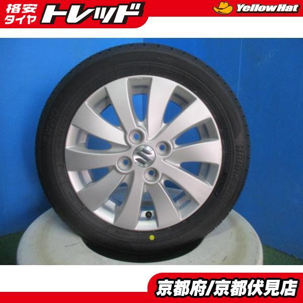 4本 新品 タイヤ 2024年製 ブリヂストン NEWNO 155/65R14 アルミホイール 14...