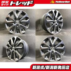 【中古ホイール4本セット】Modulo ホンダ 純正オプション 17×7J +55 114.3 5H ヴェゼル エスティマ オデッセイ WR-Vなどに 新
