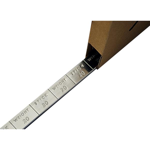 【泉産業】ST NO.9/RL　鉛製貼付ロールウェイト　黒テープ　20g刻　5kg入