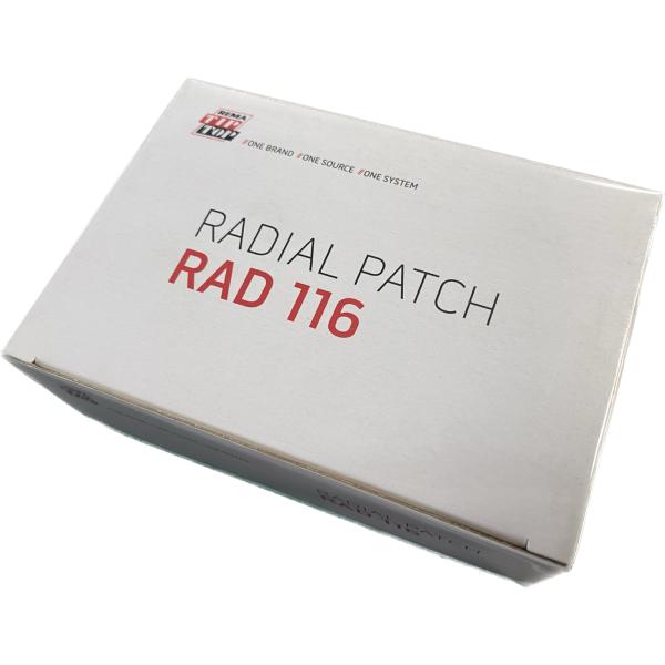 【TIPTOP】RAD-116TL　ラジアルパッチ　67×104ｍｍ　10枚入