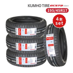 4本セット 195/45R17 2024年製造 新品サマータイヤ KUMHO ECSTA HS51 送料無料 クムホ エクスタ 195/45/17