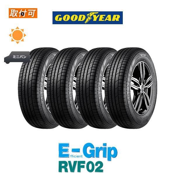 グッドイヤー EfficientGrip RVF02 195/60R16 89H サマータイヤ 4本...