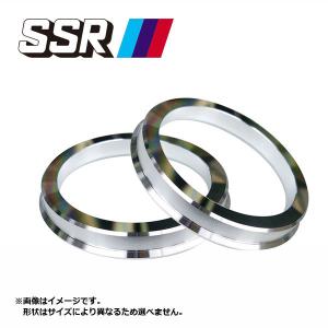 4個 (1台分) SSR ホイール専用 ツバ付き ハブリング 国産車/輸入車(5穴/4穴用) 【単品注文不可】｜tire1ban