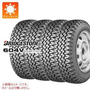 4本 サマータイヤ 145R13 8PR ブリヂストン 604V RD-604 スチール (145/80R13 88/86N相当) 604V RD-604 STEEL バン/トラック用｜tire1ban