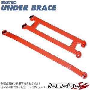 TANABE SUSTEC UNDER BRACE フロント用 ホンダ フィット GD1 2001/6〜2007/9 品番:UBH24 タナベ【沖縄・離島発送不可】｜tire1ban