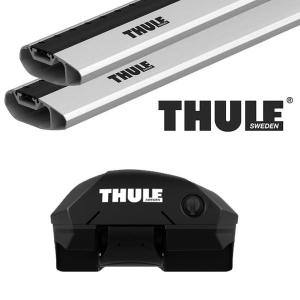 THULE トヨタ アベンシス ワゴン ルーフレール付 H15/10〜 ルーフキャリア取付1台分セット TH7204+TH7212+TH7211｜tire1ban