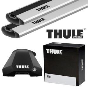 THULE ホンダ CR-V ルーフレールなし H30/8〜 ルーフキャリア取付1台分セット TH7205+TH7215+THKIT5046｜tire1ban