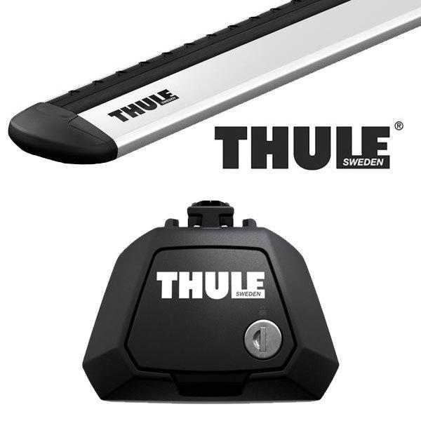 THULE BMW 3シリーズ ツーリング (E91)ルーフレール付 05〜 ルーフキャリア取付1台...