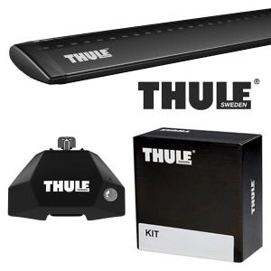 THULE メルセデスベンツ Aクラス (W177) 18〜 ルーフキャリア取付1台分セット TH7107+TH7112B+THKIT7057｜tire1ban