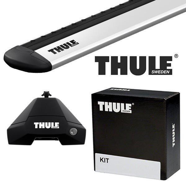 THULE ポルシェ カイエン クーペ  19〜 ルーフキャリア取付1台分セット TH7105+TH...