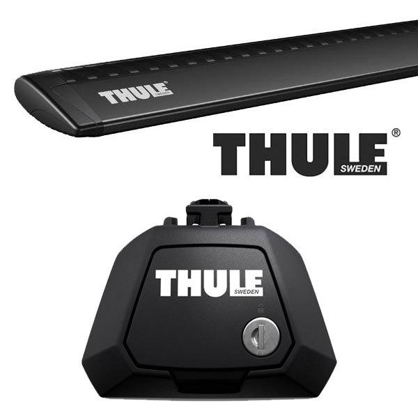 THULE フォルクスワーゲン パサートワゴン/ヴァリアント ルーフレール付 06〜 ルーフキャリア...