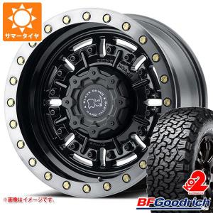 ハイラックス 120系用 サマータイヤ BFグッドリッチ オールテレーンT/A KO2 LT265/70R17 121/118S ホワイトレター ブラックライノ エイブラムス 8.5-17｜tire1ban