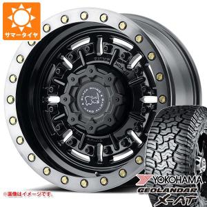 ハイラックス 120系用 サマータイヤ ヨコハマ ジオランダー X-AT G016 265/70R17 115T ブラックレター ブラックライノ エイブラムス 8.5-17｜tire1ban