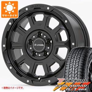 ジープ ラングラー JK/JL系用 サマータイヤ ヨコハマ ジオランダー A/T G015 P265/70R17 113T アウトラインホワイトレター ジャオス アダマス BL5｜tire1ban