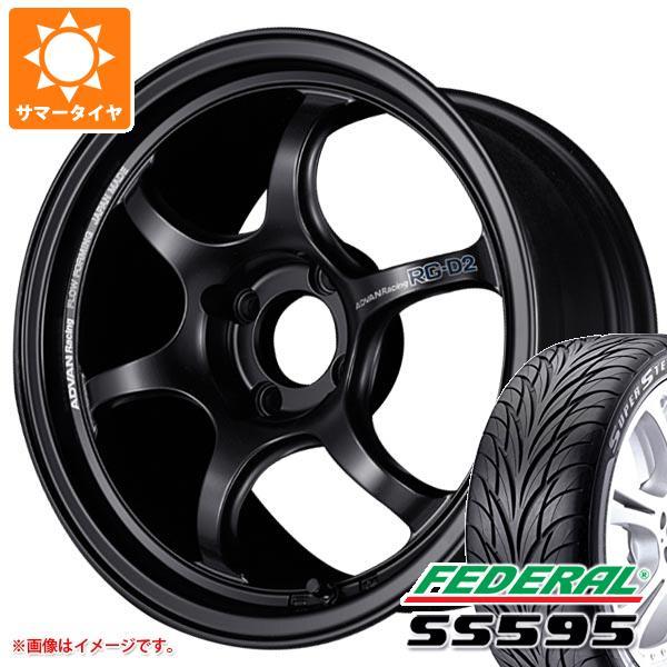 サマータイヤ 205/55R16 91W フェデラル SS595 アドバンレーシング RG-D2 7...