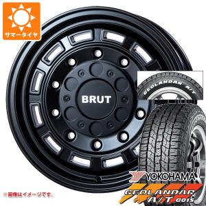 ハイエース 200系用 2024年製 サマータイヤ ヨコハマ ジオランダー A/T G015 215/65R16C 109/107S ホワイトレター ブルート BR-70 6.5-16