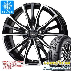 スタッドレスタイヤ グッドイヤー アイスナビ7 215/55R16 93Q クロノス CH-110 6.5-16