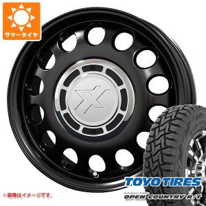 キャリイ DA16T用 サマータイヤ トーヨー オープンカントリー R/T 145/80R12 80/78N LT ブラックレター (145R12 6PR相当) クロスブラッド スティール 4.0-12｜tire1ban