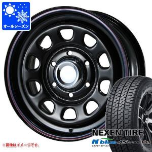 ハイエース 200系用 オールシーズンタイヤ ネクセン エヌブルー 4シーズン バン 195/80R15LT 107/105N  MLJ デイトナ SS 6.5-15