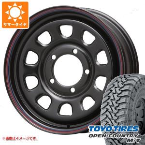 ジムニーシエラ JB74W用 サマータイヤ トーヨー オープンカントリー M/T LT225/75R16 103/100Q ホワイトレター MLJ デイトナ SS 6.0-16｜tire1ban