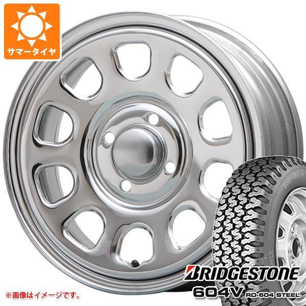 ハイゼットトラック S500系用 サマータイヤ ブリヂストン 604V RD-604 スチール 16...