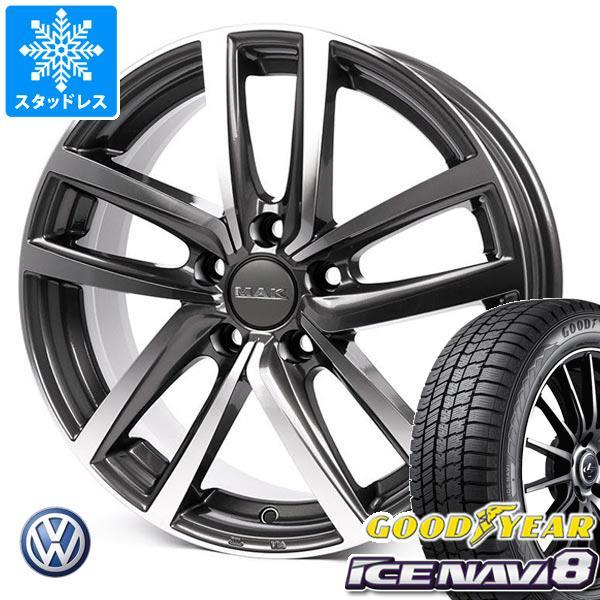 VW e-ゴルフ用 スタッドレス グッドイヤー アイスナビ8 205/55R16 91Q MAK ド...