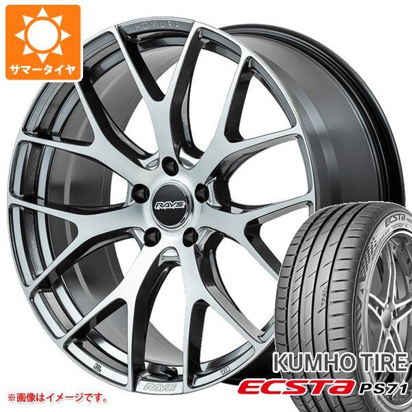 サマータイヤ 225/45R19 96Y XL クムホ エクスタ PS71 レイズ ホムラ 2x7F...