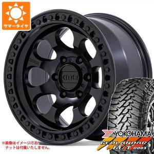 ジープ ラングラー JK/JL系用 サマータイヤ ヨコハマ ジオランダー M/T G003 LT285/70R17 121/118Q KMC KM550 ライオト SBL｜tire1ban