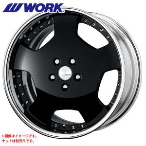 ランペ WORK ランベック LDZ 19インチ×9J FRリム 5-114.3 5-120 ワーク