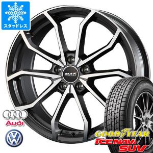 アウディ A6 オールロードクワトロ 4G系用 スタッドレス グッドイヤー アイスナビ SUV 235/55R18 100Q MAK レーベFF｜tire1ban