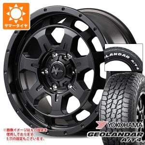 トヨタ ハイエース 200系用 サマータイヤ ヨコハマ ジオランダー A/T4 G018 215/65R16C 109/107S ホワイトレター ナイトロパワー M7 ファランクス 6.5-16