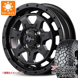 スズキ エブリイワゴン DA17W用 サマータイヤ ヨコハマ ジオランダー X-AT G016 145R14C 85/83Q ブラックレター G016A ナイトロパワー M7 ファランクス 4.5-14