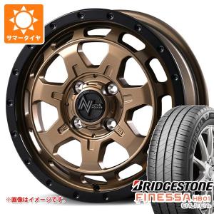スズキ キャリイ DA16T用 サマータイヤ ブリヂストン フィネッサ HB01 165/65R15 81S ナイトロパワー M7 ファランクス 4.5-15