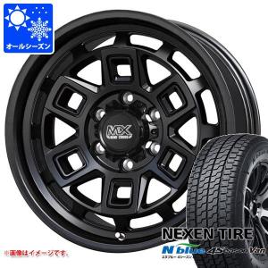 ハイエース 200系用 オールシーズンタイヤ ネクセン エヌブルー 4シーズン バン 195/80R15LT 107/105N マッドクロス アイヴァー 6.0-15