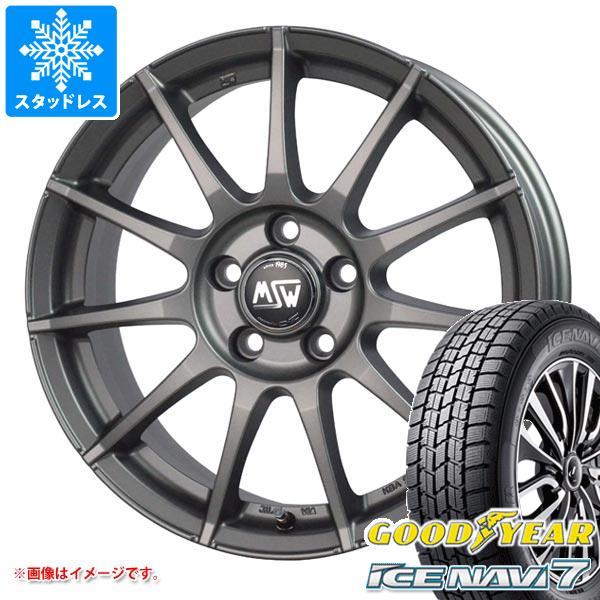 プジョー 1007用 2023年製 スタッドレス グッドイヤー アイスナビ7 185/60R15 8...