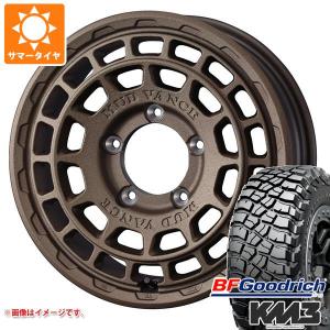 5本セット ジムニー JB64W用 サマータイヤ BFグッドリッチ マッドテレーンT/A KM3 LT205/80R16 111/108Q マッドヴァンスX タイプF 5.5-16｜tire1ban