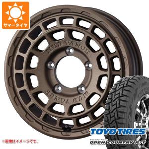 5本セット ジムニーシエラ JB74W用 サマータイヤ トーヨー オープンカントリー R/T LT225/70R16 102/99Q ホワイトレター マッドヴァンスX タイプF 6.0-16｜tire1ban