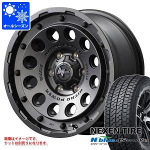 ハイエース 200系用 オールシーズンタイヤ ネクセン エヌブルー 4シーズン バン 195/80R15LT 107/105N  ナイトロパワー H12 ショットガン 6.0-15｜tire1ban