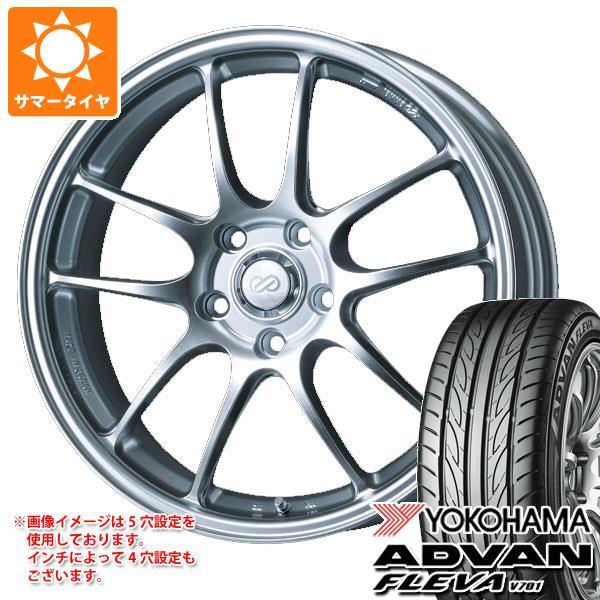 サマータイヤ 215/40R17 87W XL ヨコハマ アドバン フレバ V701 エンケイ パフ...