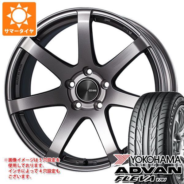 サマータイヤ 205/55R16 91W ヨコハマ アドバン フレバ V701 エンケイ パフォーマ...