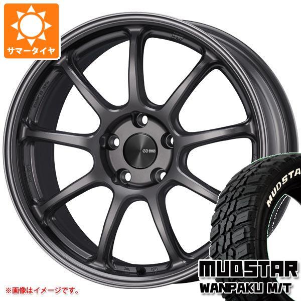 サマータイヤ 225/55R18 98T マッドスター ワンパク M/T ホワイトレター エンケイ ...