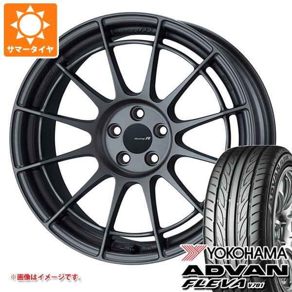 サマータイヤ 205/40R17 84W XL ヨコハマ アドバン フレバ V701 エンケイ レー...