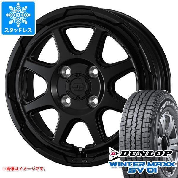 キャリイ DA16T用 スタッドレス ダンロップ ウインターマックス SV01 155R12 6PR...