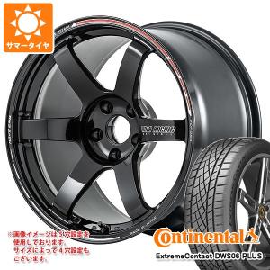 サマータイヤ 215/55R17 94W コンチネンタル エクストリームコンタクト DWS06 プラス レイズ ボルクレーシング TE37 サーガ Sプラス タイムアタックED 7.5-17