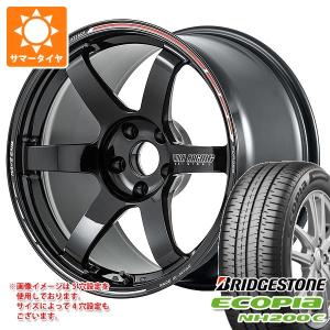 サマータイヤ 195/45R17 81W ブリヂストン エコピア NH200C レイズ ボルクレーシング TE37 サーガ Sプラス タイムアタックエディション 7.0-17